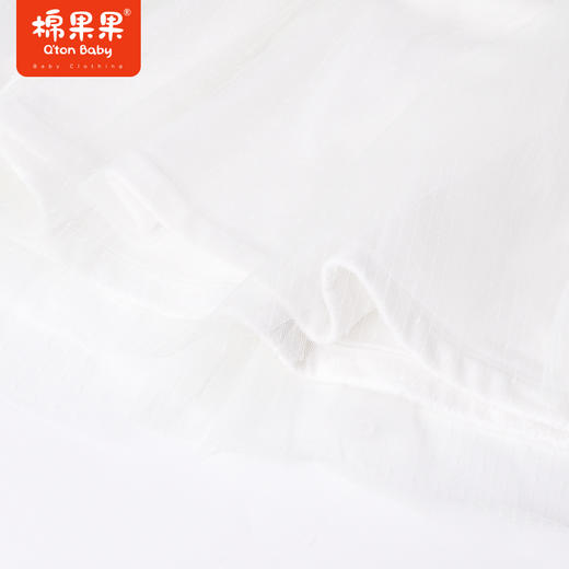 商场同款棉果果冬季小清新可爱萌萌哒娃娃领针织网纱连衣裙上身效果棒M422700222614 商品图2