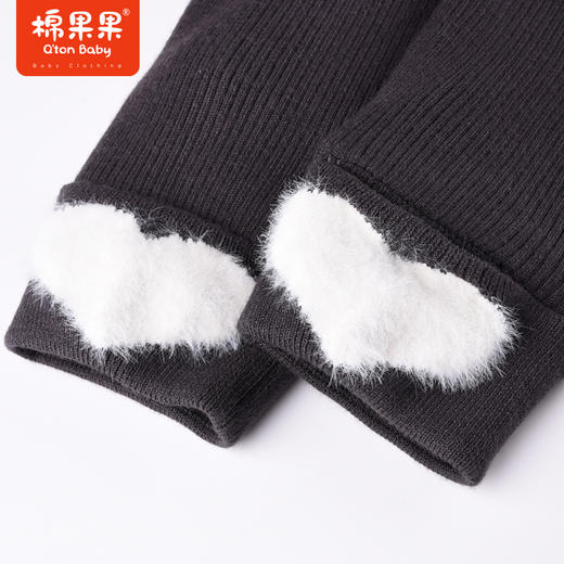 商场同款棉果果冬季女童百搭保暖抗冷包芯纱加绒打底裤M422200422649 商品图3