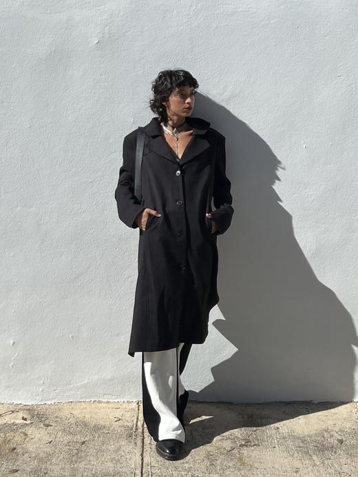 NUTH”HEADHUNT“黑色西装大衣基础百搭修身外套 商品图5