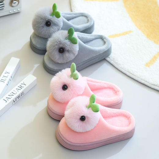 【萌趣十足❗️超可爱儿童毛绒棉拖鞋】卡通毛绒保暖鞋，1-3岁防滑厚底大中小童宝宝拖鞋，秋冬男女童棉鞋婴儿父亲节礼物新年礼盒年货礼盒 商品图8
