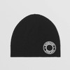 BURBERRY 巴宝莉 男女同款徽标图案羊绒毛线针织帽 黑色 8045083 A1189 商品缩略图0