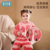 【qhxj】i-baby儿童恒温新风尚泰迪绒立体造型条纹款家居服 卡通条纹可爱造型睡衣套装 商品缩略图3