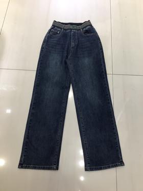 女牛仔直筒裤E2525