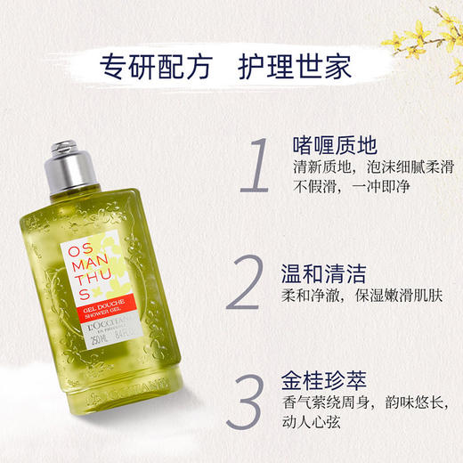 欧舒丹L'occitane 云中月桂桂花身体沐浴啫喱沐浴露250ml【香港直邮】 商品图1