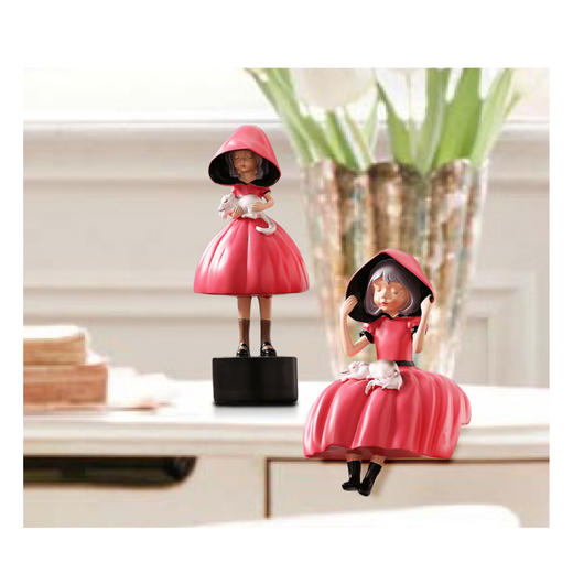 【满500赠品】比利时巧克力3包（效期到11.30）/ 小红帽抱狐狸摆件 商品图5