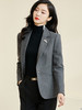 米思阳2025秋季新款时尚气质修身西装简洁干练一粒扣羊毛外套3381 商品缩略图1