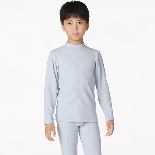 都市丽人眯雅佳舒暖负5度至5度童装特殊面料套装阳离子磨毛绒中套装保暖衣JW29A2 商品图1