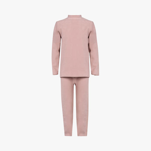 都市丽人眯雅佳舒暖负5度至5度童装特殊面料套装阳离子磨毛绒中套装保暖衣JW29A2 商品图10