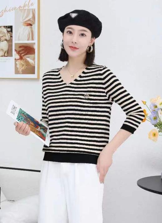 女中袖毛衣1205 商品图0