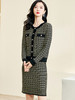 剩XL/XXL 米思阳2024秋季新款时尚气质套装修身针织开衫半身裙两件套女3528 商品缩略图1