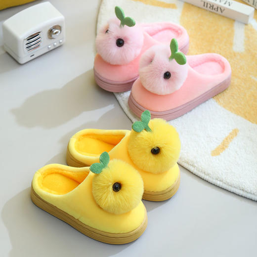 【萌趣十足❗️超可爱儿童毛绒棉拖鞋】卡通毛绒保暖鞋，1-3岁防滑厚底大中小童宝宝拖鞋，秋冬男女童棉鞋婴儿父亲节礼物新年礼盒年货礼盒 商品图7