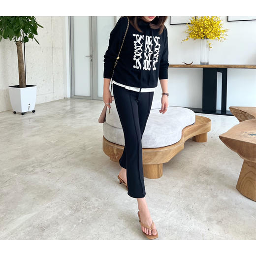 25特价 2209513    小开衩 直筒 百搭西裤 羊毛精纺 商品图5