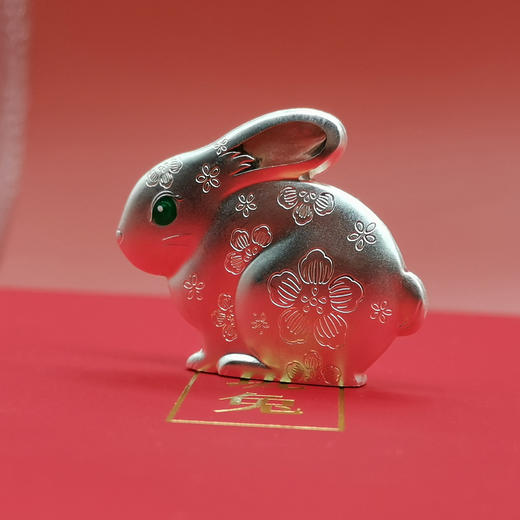 【国宝造币】3D立体玲珑兔异形银章 商品图2