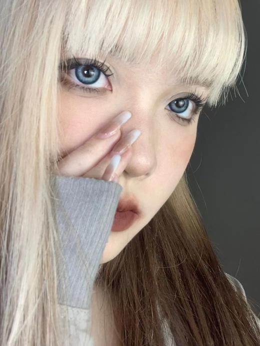 pfgirlcon 年抛美瞳 海滩蓝 直径14.5mm着色13.8mm 商品图2