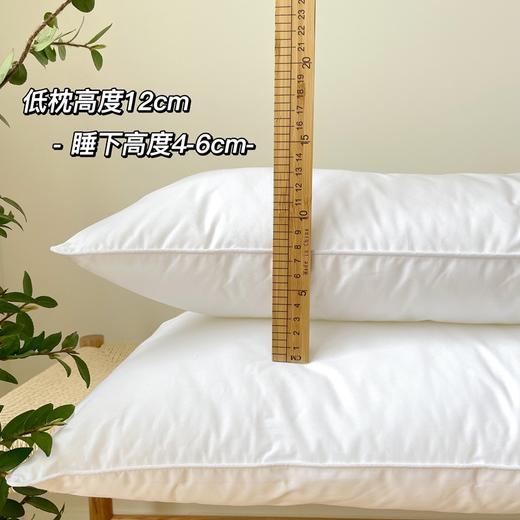 「A类全棉母婴级」A类全棉五星级酒店枕头 民宿宾馆枕芯护颈纤维枕学生家用纯棉枕芯床上用品 商品图2