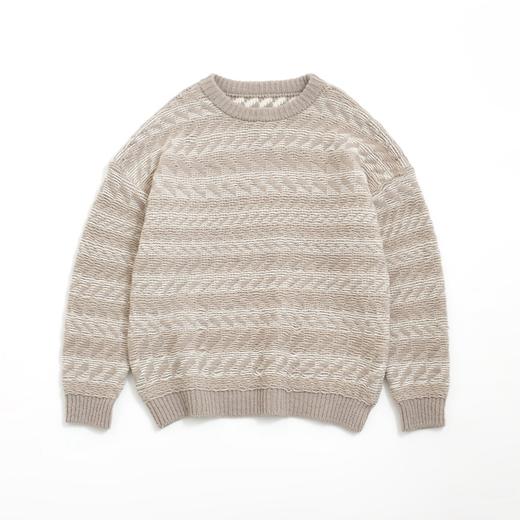 Blanc YM Inside out Knit Pullover 反面针织羊毛宽松圆领毛衣 商品图4