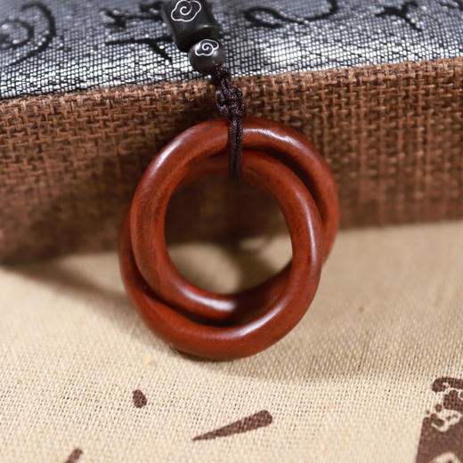 雷击枣木乾坤圈挂件 商品图1