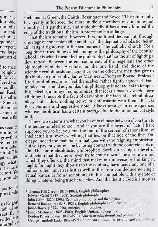 【中商原版】威廉·詹姆斯：实用主义 英文原版 Pragmatism William James 商品图7