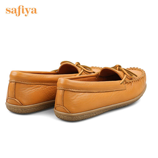 Safiya/索菲娅 商场同款2022秋季新款豆豆鞋舒适软底一脚蹬蝴蝶结百搭浅口单鞋 SF23111087 商品图7