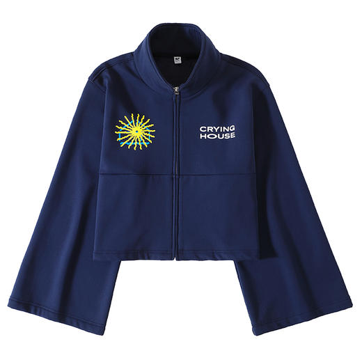 CryingCenter 泪屋系列 屋主套装 制服蓝薄绒卫衣套装立挺面料 商品图4