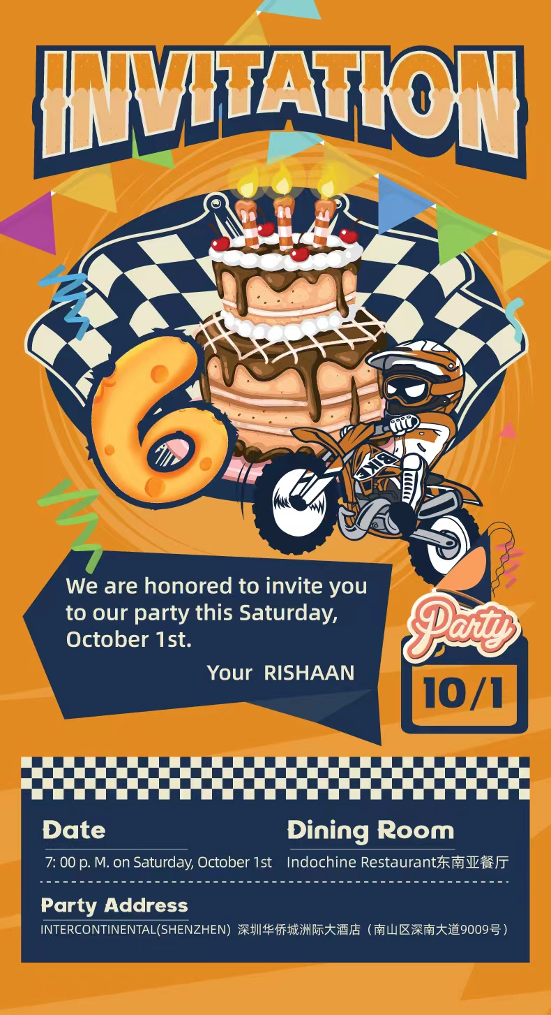 RISHAAN's 6th birthday party