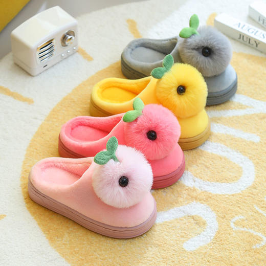 【萌趣十足❗️超可爱儿童毛绒棉拖鞋】卡通毛绒保暖鞋，1-3岁防滑厚底大中小童宝宝拖鞋，秋冬男女童棉鞋婴儿父亲节礼物新年礼盒年货礼盒 商品图6