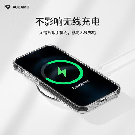 【VOKAMO】iPhone14系列防摔磁吸保护壳-黑边 商品图3