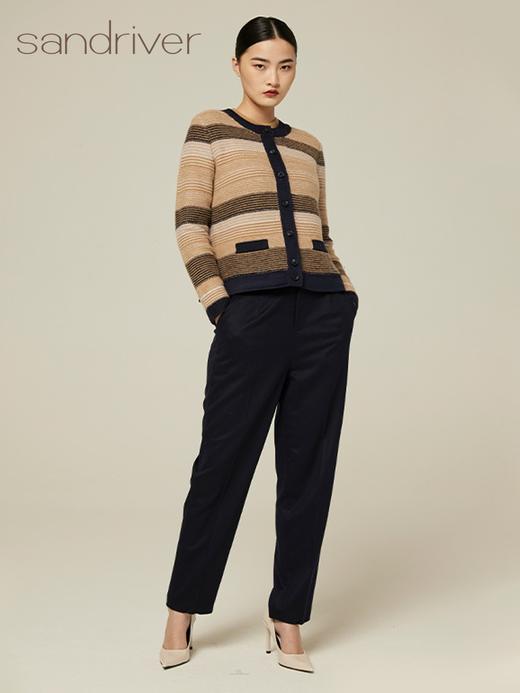 羊绒尼女士萝卜裤 SJF94K618W 商品图0