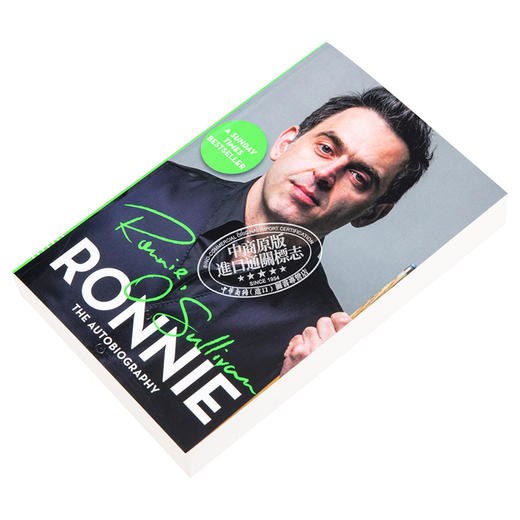 预售 【中商原版】罗尼·奥沙利文自传 英文原版 The Autobiography of Ronnie O'Sullivan 商品图2