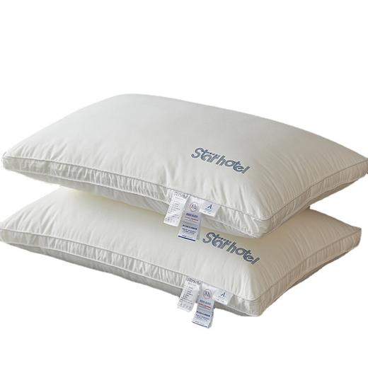 「A类全棉母婴级」A类全棉五星级酒店枕头 民宿宾馆枕芯护颈纤维枕学生家用纯棉枕芯床上用品 商品图4