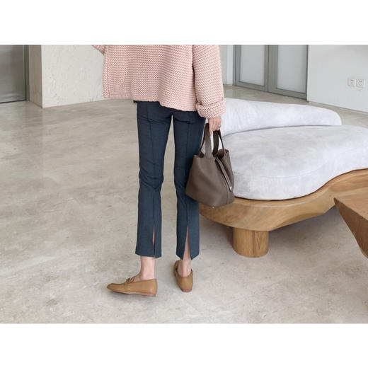 25特价 2209513    小开衩 直筒 百搭西裤 羊毛精纺 商品图4