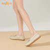 Safiya/索菲娅 商场同款2022秋季新款豆豆鞋舒适软底一脚蹬蝴蝶结百搭浅口单鞋 SF23111087 商品缩略图3