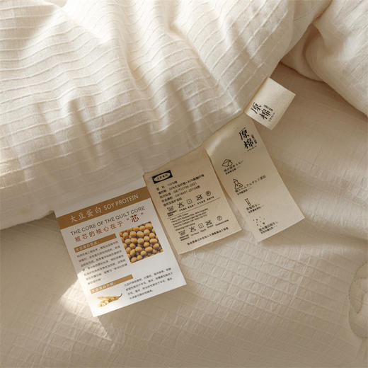 「母婴级A类！大豆纤维全棉」冬被加厚被芯春秋被太空被四季空调被原棉被床上用品 商品图3