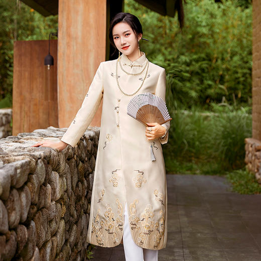 2022年新中式国风复古气质刺绣外套 OG-A9061 商品图2