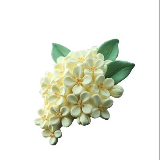 【爆款超低价预售 急单慎拍】桂花车载香薰汽车空调出风口车用香水装饰摆件扩香石花朵车内饰品 商品图0