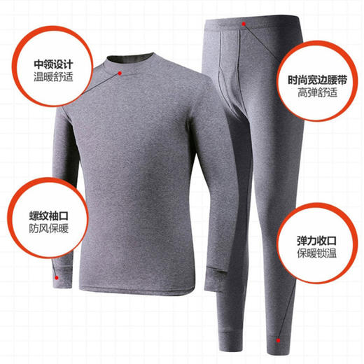 裁缝学苑MX06新款纯棉中领秋衣秋裤纸样男装套装内衣服装衣服打板 商品图4