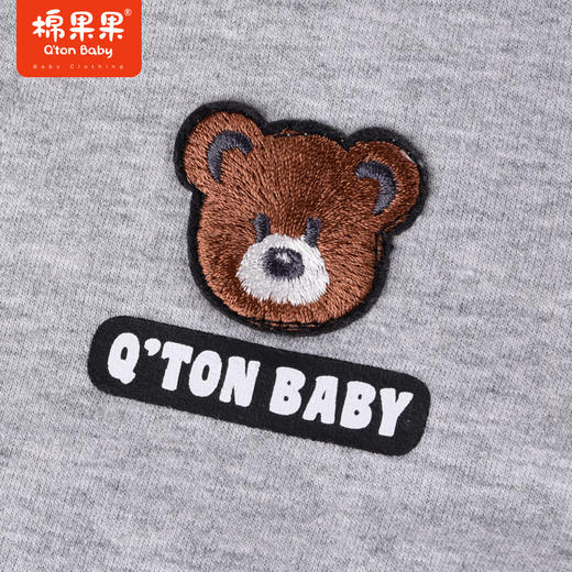 商场同款棉果果冬季男童小童夹棉保暖外穿领子可拆卸！小绅士夹棉对开连体衣M412722222722 商品图5