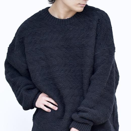 Blanc YM Inside out Knit Pullover 反面针织羊毛宽松圆领毛衣 商品图1