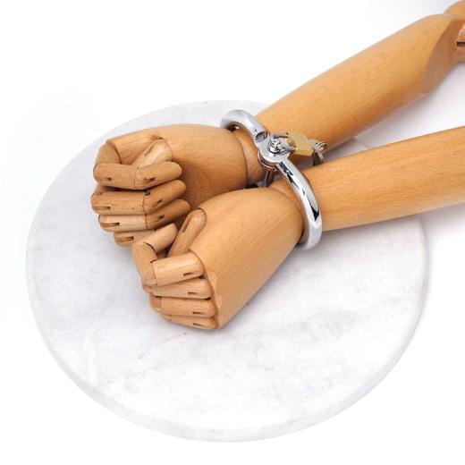 情趣手铐脚铐固定束缚调教工具 金属材质 商品图1