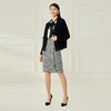 EITIE爱特爱秋冬新款洋气时髦格纹高腰包臀半身裙女裙半裙6706410 商品缩略图1