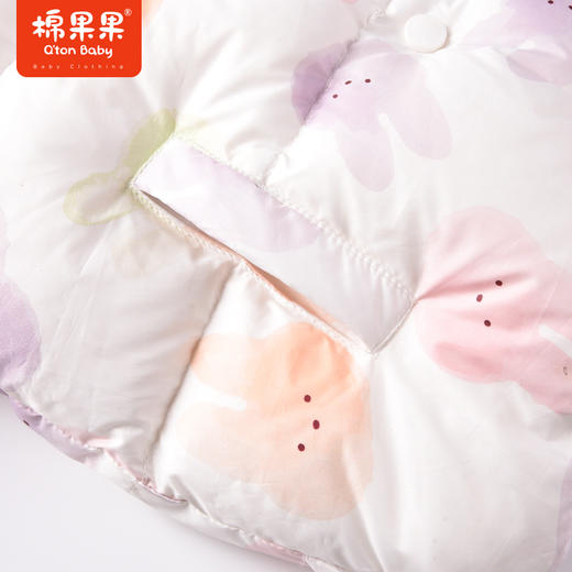 商场同款棉果果冬季女童保暖抗冻淡雅小清新大翻领短款羽绒服M422102922604 商品图3