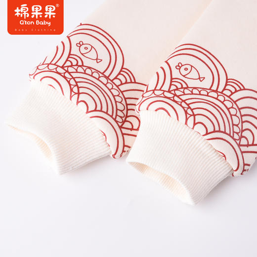 商场同款棉果果冬季男女童百搭舒适显白保暖加绒圆领套头卫衣M402180422635 商品图4