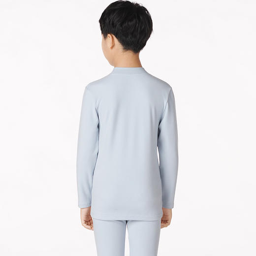 都市丽人眯雅佳舒暖负5度至5度童装特殊面料套装阳离子磨毛绒中套装保暖衣JW29A2 商品图3