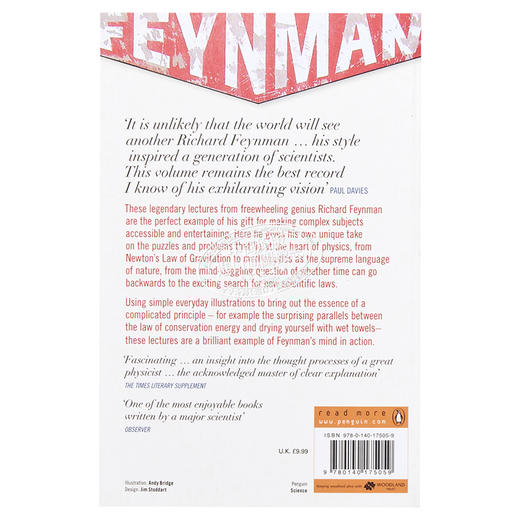 【中商原版】费曼 物理定律的本性 英文原版 The Character of Physical Law (Penguin Press Science) 商品图2