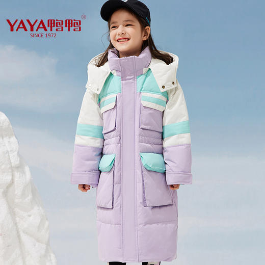 XBB-9520新款男女童中大童加厚连帽保暖外套 商品图1