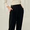 EITIE爱特爱高腰黑色小脚显瘦休闲哈伦裤通勤百搭时尚秋新款C2205010 商品缩略图2