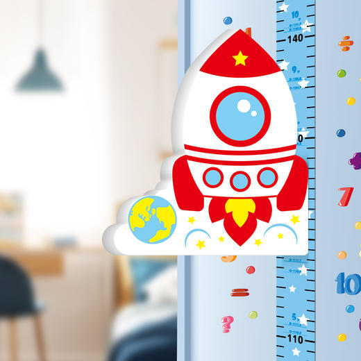【送白板笔+贴纸】儿童身高3D磁吸贴：记录宝贝长高的每个时间！ 商品图1