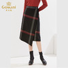 【100%绵羊毛】乔万尼春新款半身裙女英伦格纹EF3D810 商品缩略图1