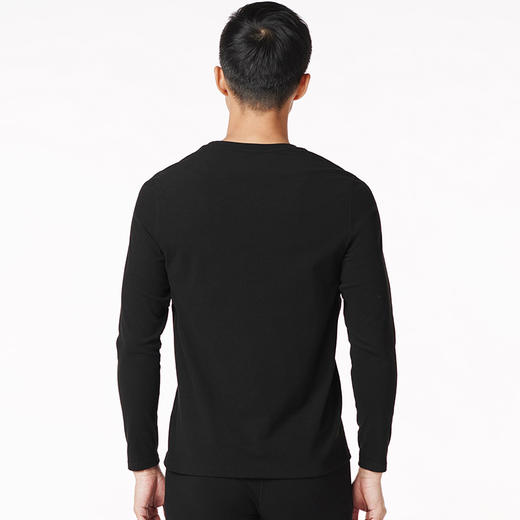 都市丽人都市锋尚轻暖5至15度男士特殊面料套装氨基酸呼吸衣薄套装保暖衣FW21A3 商品图2