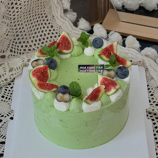 果立方·无花果/芒果/开心果三重奏 · 水果奶油蛋糕 商品图2